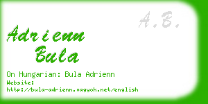 adrienn bula business card